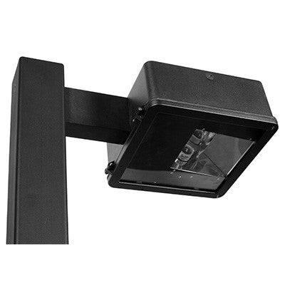 ( DuraGuard - D-150W-PSMH-12ALCO-MT-MA6 )  12 inch Shoebox Area Light with 6 inch mounting arm, 150 watts, PSMH, cutoff reflector, Quad