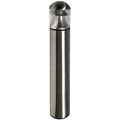 ( DuraGuard - D-70W-HPS-DTRBPBCSS-MT )  Stainless Steel Dome Bollard, 70 watts, HPS, 2-piece reflector, Quad