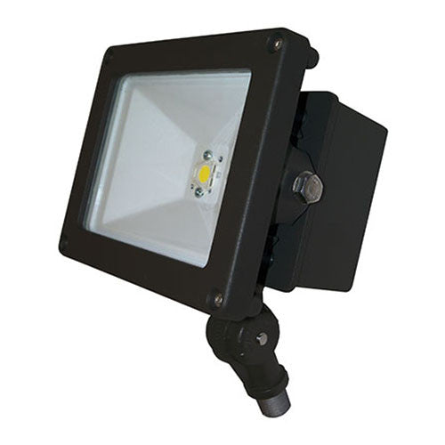 ( DuraGuard - FL20L1X18U5KZK )  LED Small Flood Light with 1/2 inch NPS knuckle, 18 watts, 5K CCT, Universal