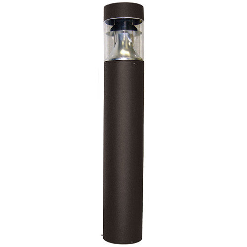 ( DuraGuard - D-70W-PSMH-FTRBPBC-MT-BZ )  Flat Top Round Bollard, 70 watts, PSMH, 2-piece reflector, Quad, bronze