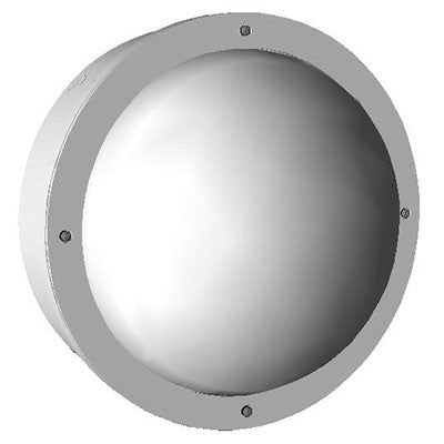 ( DuraGuard - D-150W-HPS-OVWPFF-120-WH-CL )  Ovation Full Face Wallpack, 150 watts, HPS, 120 volts, white, clear lens