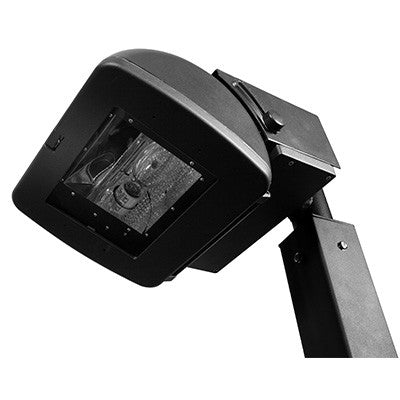 ( DuraGuard - D-150W-HPS-SALF-MT )  Small Adjustable Area Light, 150 watts, HPS, forward throw reflector, Quad